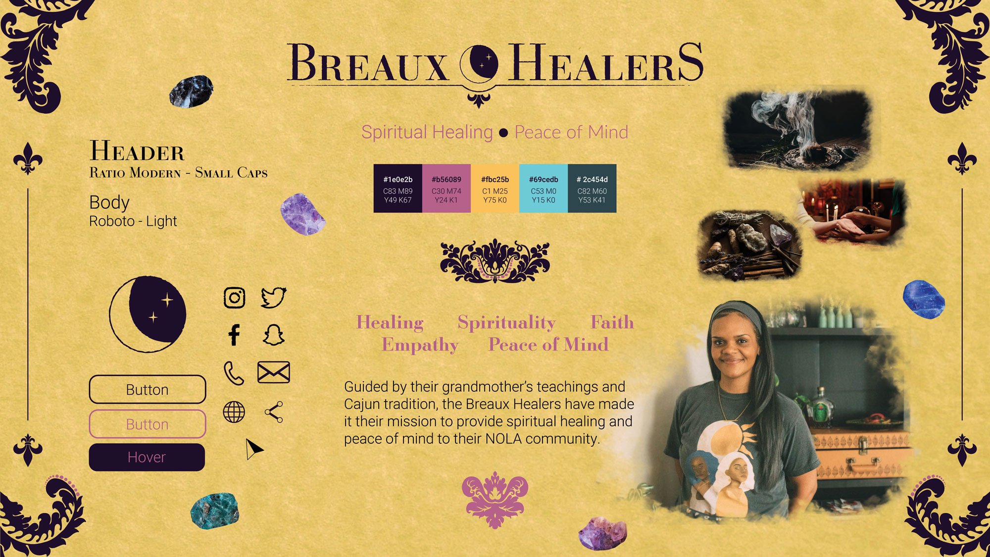 Breaux Healers style tile